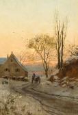 BOHMER Heinrich Verschneite Stimmungslandschaft BOHMER Heinrich Verschneite Stimmungslandschaft
