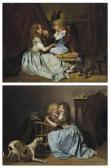 BOILLY Louis Leopold The Cherished Turtle Dove BOILLY Louis Leopold The Cherished Turtle Dove