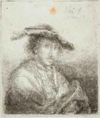 BOL Ferdinand Young Man Wearing A Plumed Cap BOL Ferdinand Young Man Wearing A Plumed Cap