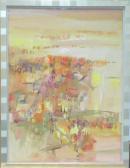 BOLAM John Abstract In Gold And Orange BOLAM John Abstract In Gold And Orange