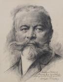 BOLDOGFAI Farkas Sandor Benczúr Gyula Portréja BOLDOGFAI Farkas Sandor Benczúr Gyula Portréja