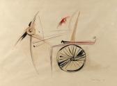 BOLOMEY Roger Henry Abstract With Wheel BOLOMEY Roger Henry Abstract With Wheel
