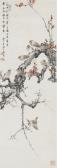 BOLONG YAN Sparrows On Plum Blossom BOLONG YAN Sparrows On Plum Blossom