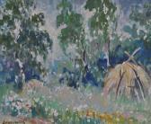 BOLOOUSSOVITCH M. Impressionistwoodland Scene BOLOOUSSOVITCH M. Impressionistwoodland Scene