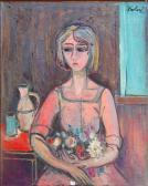 BOLORE Jacques Femme Aux Fleurs BOLORE Jacques Femme Aux Fleurs