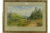 BOLTON William Jay Cattle In Landscape BOLTON William Jay Cattle In Landscape