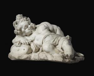 Giovanni Bonazza - A Carved Marble Figure Of Silenus