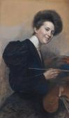 BONDY-GLASSOWA Hélène Self-portrait Of The Artist BONDY-GLASSOWA Hélène Self-portrait Of The Artist