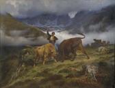 BONHEUR Auguste Le Combat, Souvenir Des Pyrenees BONHEUR Auguste Le Combat, Souvenir Des Pyrenees