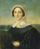 BONHOMME Paul Portrait De Femme Au Bonnet BONHOMME Paul Portrait De Femme Au Bonnet