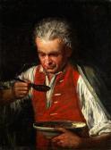 BONITO Giuseppe Neapolitanischer Landmann Beim Bohnenessen BONITO Giuseppe Neapolitanischer Landmann Beim Bohnenessen