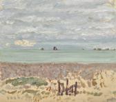 BONNARD Pierre Bord De La Mer, Enfants À La Barrière BONNARD Pierre Bord De La Mer, Enfants À La Barrière