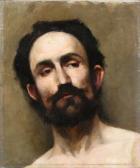 Bonnat Léon Joseph Florentin Study Of A Male Model Bonnat Léon Joseph Florentin Study Of A Male Model