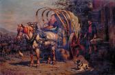 BOOGAARD Willem Jacobus Peasants And Wagon Wj Wj BOOGAARD Willem Jacobus Peasants And Wagon Wj Wj