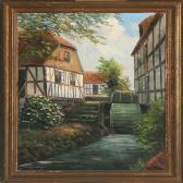 BORCH Niels Scenery With A Watermill BORCH Niels Scenery With A Watermill
