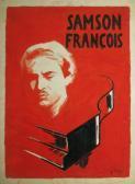 BORDES Joseph Projet D'affiche De Concert De Samsonfrançois BORDES Joseph Projet D'affiche De Concert De Samsonfrançois