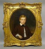 BORDLEY JOHN BEALE Portrait Of A Young Boy Possibly From The Custis Lewis Family BORDLEY JOHN BEALE Portrait Of A Young Boy Possibly From The Custis Lewis Family