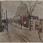 BORENSTEIN Samuel On Dorchester Street, Montreal BORENSTEIN Samuel On Dorchester Street, Montreal