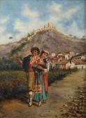 BORGLUM Elizabeth Italian Peasants BORGLUM Elizabeth Italian Peasants