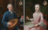BORNE F Wedding Portrait Of A Count And Countess BORNE F Wedding Portrait Of A Count And Countess