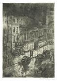 BORNE Mortimer Rainy Night, New York BORNE Mortimer Rainy Night, New York