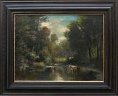 BORNER Rieden Baumbestandene Landschaft BORNER Rieden Baumbestandene Landschaft