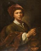 BORRONI Paolo Ritratto Di Pittore Con Turbante Rosso BORRONI Paolo Ritratto Di Pittore Con Turbante Rosso