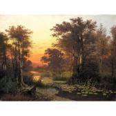 BORSOW Alexander Deer By A Forest Stream BORSOW Alexander Deer By A Forest Stream