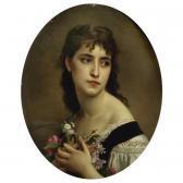 borzoni Portrait Of A Young Italian Girl borzoni Portrait Of A Young Italian Girl