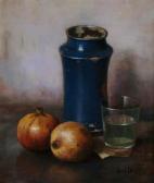 BOS Henk Pomegranates And Blue Jug BOS Henk Pomegranates And Blue Jug