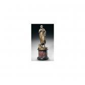 BOSCHETTI Benedetto Italian, Fl.-1870 Sophocles Signed: B.boschetti Roma And Inscribed In 19th Century Greek Script 'o Kalos Kagiathos' Bronze, Dark Brown Patina, On Red And Black Veined Marble Socle Figure: 48.5cm., 19in. Base: 19cm., 7 1/2 In. The Boschetti Workshop Was L BOSCHETTI Benedetto Italian, Fl.-1870 Sophocles Signed: B.boschetti Roma And Inscribed In 19th Century Greek Script 'o Kalos Kagiathos' Bronze, Dark Brown Patina, On Red And Black Veined Marble Socle Figure: 48.5cm., 19in. Base: 19cm., 7 1/2 In. The Boschetti Workshop Was L
