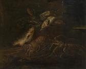BOSELLI Felice Trionfo Di Pescato Con Lucci, Carpe E Astici En Plein Air BOSELLI Felice Trionfo Di Pescato Con Lucci, Carpe E Astici En Plein Air