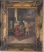 BOSIO Scena Di Interno Con Figure BOSIO Scena Di Interno Con Figure