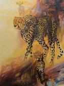 BOTHA Peter Cheetah & Cub BOTHA Peter Cheetah & Cub
