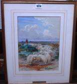 BOTHAMS Walter Sheep And Shepherd In A Landscape BOTHAMS Walter Sheep And Shepherd In A Landscape