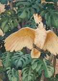 BOTKE Jessie Arms Molucca (sic) Cockatoo Or Rosy Cockatoo And Philodendron BOTKE Jessie Arms Molucca (sic) Cockatoo Or Rosy Cockatoo And Philodendron