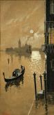 BOTTARO Emile Gondole À Venise BOTTARO Emile Gondole À Venise