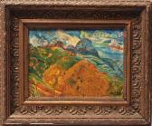 bottcher wolfgang Gebirgige Landschaft In Abstrahierender bottcher wolfgang Gebirgige Landschaft In Abstrahierender