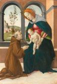 BOTTICELLI Sandro Madonna And Child With Saint Giovanni Gualberto BOTTICELLI Sandro Madonna And Child With Saint Giovanni Gualberto