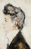BOUCHE Rene Portrait Ofmadame Bernard Ris BOUCHE Rene Portrait Ofmadame Bernard Ris
