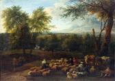 BOUDEWYNS Adriaen Frans Bewaldete Landschaft Mit Rastenden Hirten BOUDEWYNS Adriaen Frans Bewaldete Landschaft Mit Rastenden Hirten