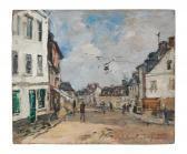 BOUDIN Eugene Fervaques, La Rue Principale BOUDIN Eugene Fervaques, La Rue Principale