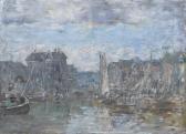 BOUDIN Eugene Rotterdam. Le Pont De La Bourse BOUDIN Eugene Rotterdam. Le Pont De La Bourse