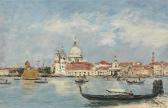 BOUDIN Eugene Venise, La Salute, La Douane, La Giudecca Au Fond, Vue Prise Du Grand Canal BOUDIN Eugene Venise, La Salute, La Douane, La Giudecca Au Fond, Vue Prise Du Grand Canal
