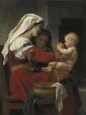BOUGUEREAU William Adolphe Admiration Maternelle - Le Bain BOUGUEREAU William Adolphe Admiration Maternelle - Le Bain