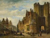 BOULANGER Francois Jean Louis View Of Ghent BOULANGER Francois Jean Louis View Of Ghent
