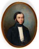 BOURDIN Alphonse Portrait D'homme En Habit BOURDIN Alphonse Portrait D'homme En Habit