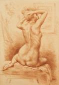 BOUTET Henri Nudo Femminile Di Schiena BOUTET Henri Nudo Femminile Di Schiena