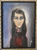 BOUVIER DE CACHARD Regis Portrait Of A Girl BOUVIER DE CACHARD Regis Portrait Of A Girl