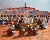 BOUVIOLLE Maurice Le Marché Aux Moutons À Ghardaïa BOUVIOLLE Maurice Le Marché Aux Moutons À Ghardaïa